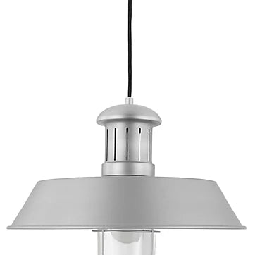GoodHome Genly Silver effect Pendant ceiling light, (Dia)390mm | Clearance