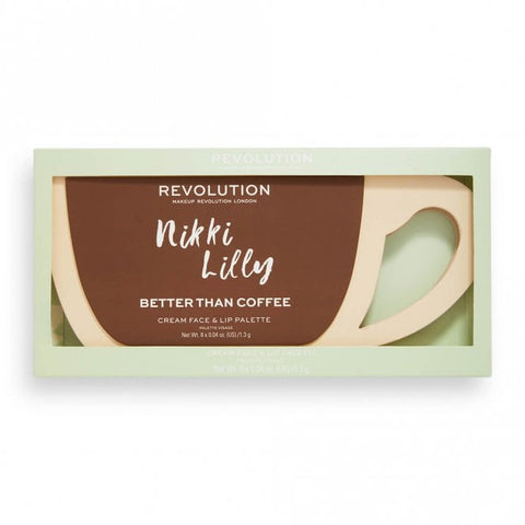 Revolution x - Nikki Lilly Coffee Cup Cream 8 Colour Face and Lip Palette