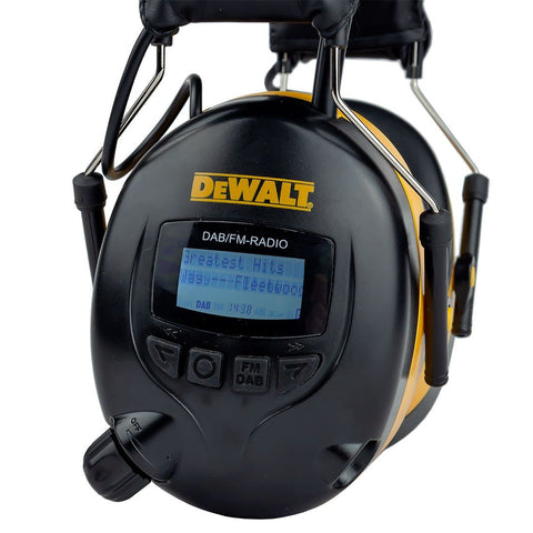 DeWalt DPG14CS EU Ear Defenders 31 SNR With FM / DAB+ Radio