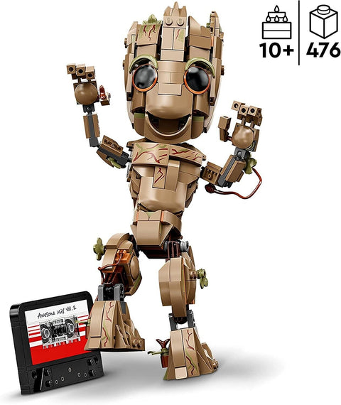 LEGO - Marvel The Infinity Saga Marvel Guardians of the Galaxy 2 I am Groot Model #76217 | Damaged Packaging