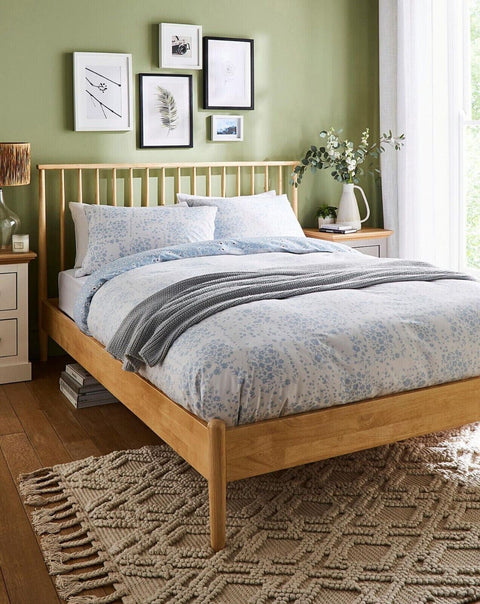 Julipa Erika Wooden Spindle King-size Bed Frame Only