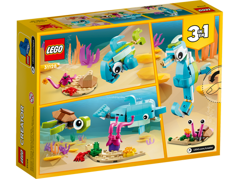 Lego 31128 Creator Dolphin, Seahorse & Turtle 3-in-1 Set | Damaged Packaging