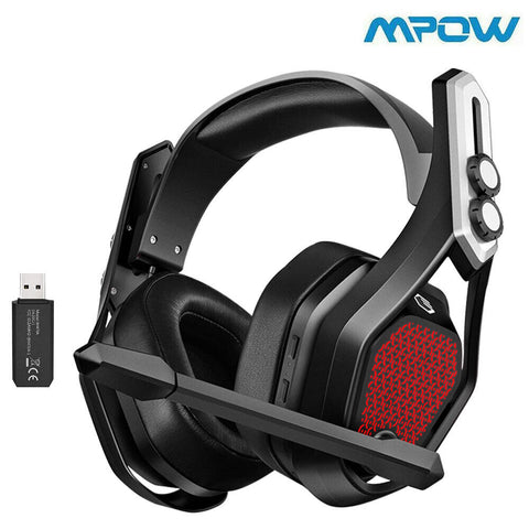 Mpow Iron Pro Wireless Gaming Headset Wired 3.5mm USB Over-Ear | Damaged Packaging
