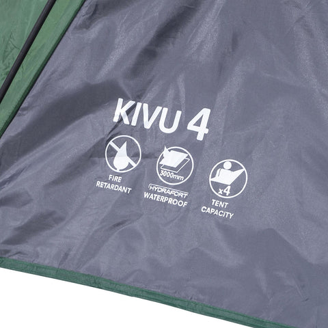 Kivu v3 4-Man Dome Tent | Greener Pastures Ebony