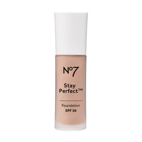 No7 Stay Perfect Foundation 30ml SPF30, Long Lasting