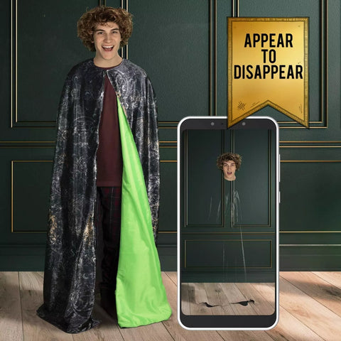 WOW! Stuff Harry Potter Invisibility Cloak Deluxe Adult Size with Phone Stand