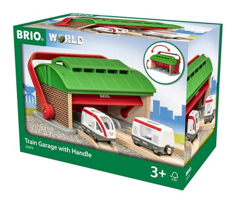 Brio World Train Garage with Handle