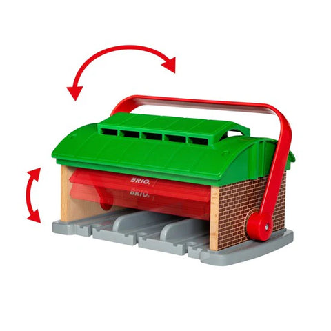 Brio World Train Garage with Handle