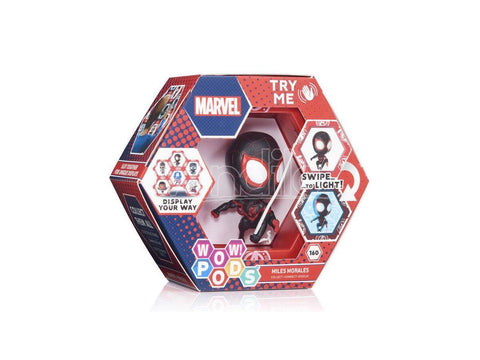 Wow Pod Marvel Miles Morales Led Figure Wow Stuff | Damaged Packaging